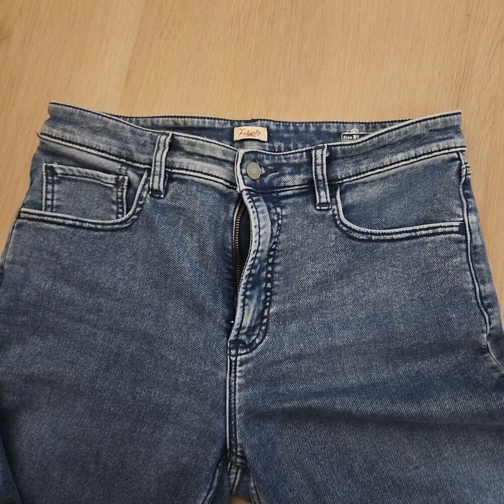 Faherty Women's Stretch Terry 5 Pocket Pant Denim‎ Jean - Picture 3 of 9